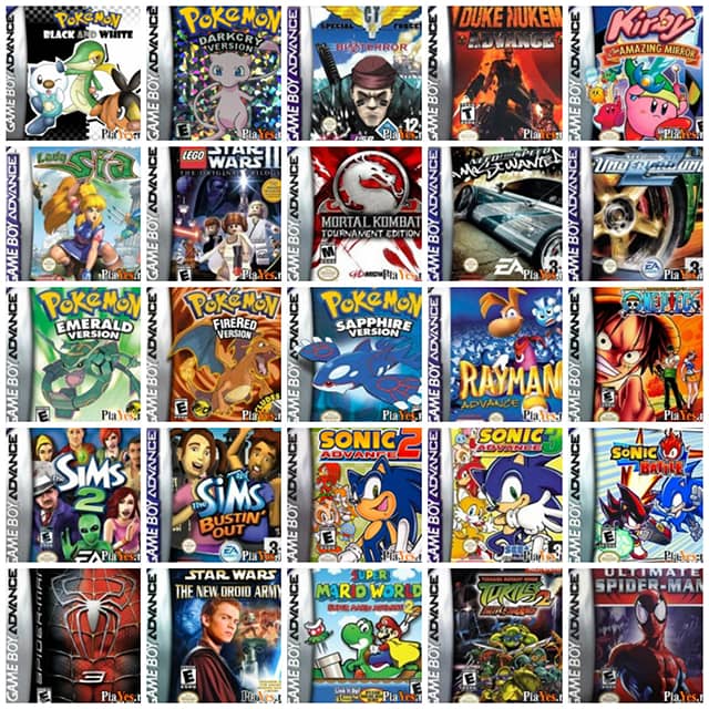 сборник лучших игр для GBA