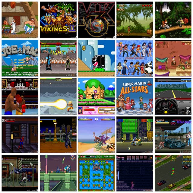 сборник лучших игр для SNES